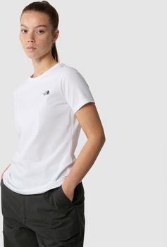 Rückansicht von The North Face SIMPLE DOME T-Shirt Damen tnf white