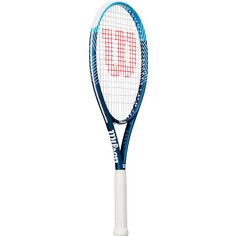 Rückansicht von Wilson ULTRA POWER 105 Tennisschläger blue-white