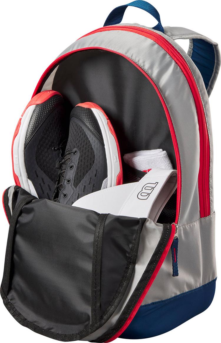 Wilson Wilson JUNIOR Tennisrucksack Kinder - lightgrey-red-blue - 0 | SportScheck
