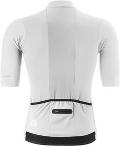 Rückansicht von Gonso Sitivo Fahrradtrikot Herren white-black
