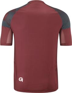 Rückansicht von Gonso Vedello Fahrradtrikot Herren burnt russet