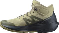 Rückansicht von Salomon GTX ELIXIR ACTIV MID GTX Multifunktionsschuhe Herren slate green-carbon-glacier gray