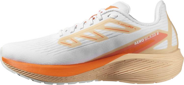 Salomon Salomon AERO BLAZE 2 Laufschuhe Damen - white-dragon fire-peach quartz - 0 | SportScheck