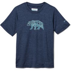 Columbia MOUNT ECHO Funktionsshirt Kinder collegiate navy-bearly stroll