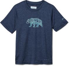 Columbia MOUNT ECHO Funktionsshirt Kinder collegiate navy-bearly stroll