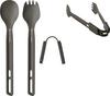 Sea to Summit Frontier UL Cutlery Set Campinggeschirr - aluminium hard anodised grey