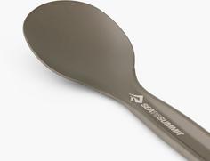 Rückansicht von Sea to Summit Frontier UL Long Handle Spoon Besteck aluminium hard anodised grey