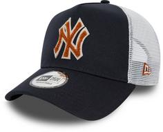 New Era MLB Boucle New York Yankees Trucker Cap navy-stone