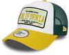 New Era Patch Trucker Cap - green-yellow