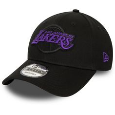 New Era NBA Sidepatch 9forty Lakers Cap black-lilac