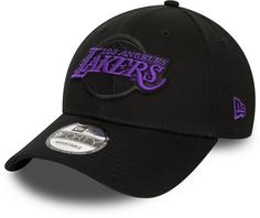 New Era NBA Sidepatch 9forty Lakers Cap black-lilac