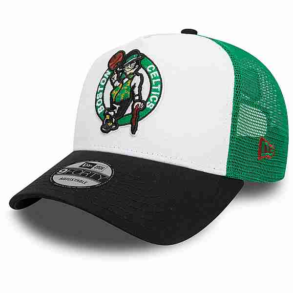 New Era Boston Celtics Trucker Cap white-black-green