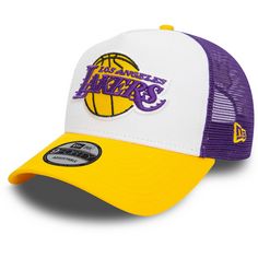 New Era Los Angeles Lakers Cap white-yellow-lilac