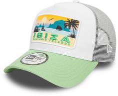 New Era Summer Ibiza Trucker Cap white-lt.green-grey