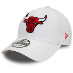 New Era 9forty Chicago Bulls Cap white-red