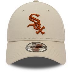 Rückansicht von New Era MLB 9Forty The League Chicago White Sox Cap stone-brown