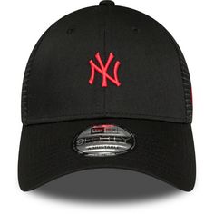 Rückansicht von New Era MLB Home Field New York Yankees Trucker Cap black-red