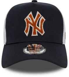 Rückansicht von New Era MLB Boucle New York Yankees Trucker Cap navy-stone