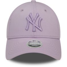 Rückansicht von New Era 9forty League Essential New York Yankees Cap lavender