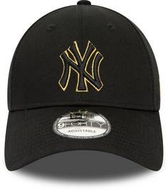 Rückansicht von New Era MLB Team Outline 9Forty New York Yankees Cap black-yellow