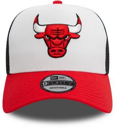 Rückansicht von New Era Chicago Bulls Cap white-red-black