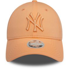 Rückansicht von New Era 9forty New York Yankees Cap peach