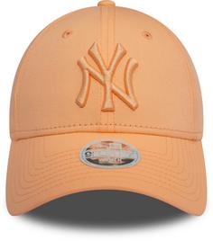 Rückansicht von New Era 9forty New York Yankees Cap peach