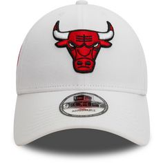 Rückansicht von New Era 9forty Chicago Bulls Cap white-red