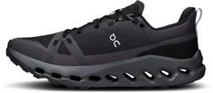 Rückansicht von On CLOUDSURFTER TRAIL WATERPROOF Trailrunning Schuhe Herren black-eclipse