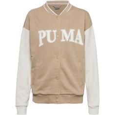 PUMA Squad Collegejacke Damen prairie tan