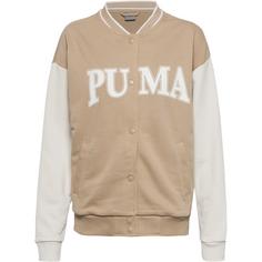 PUMA Squad Collegejacke Damen prairie tan