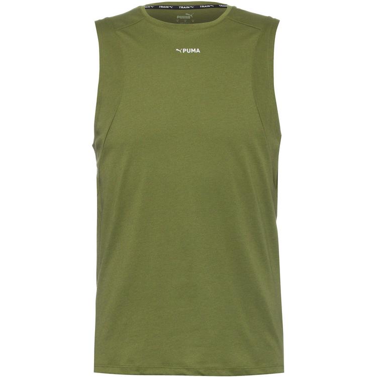 PUMA PUMA FIT TRIBLEND Funktionstank Herren - olive green - 0 | SportScheck
