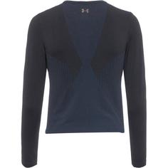 Rückansicht von Under Armour Rush Funktionsshirt Damen black-iridescent