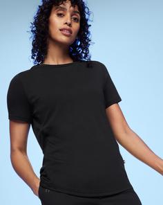 Rückansicht von On Focus Funktionsshirt Damen black