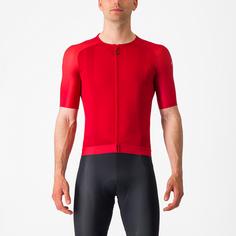 Rückansicht von castelli Aero Race 7.0 Fahrradtrikot Herren rich red