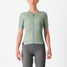 Rückansicht von castelli Espresso Fahrradtrikot Damen defender green-deep green