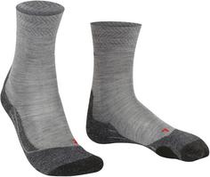 Rückansicht von Falke TK2 EXPLORE Wandersocken Herren m.grey mel