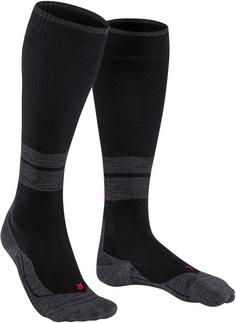 Rückansicht von Falke TK COMPRESSION ENERGY Wandersocken Damen black