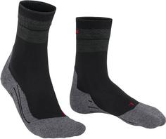 Rückansicht von Falke TK Stabilizing Laufsocken Damen black