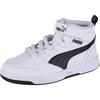 PUMA Rebound V6 Mid Sneaker Kinder - puma white-puma black