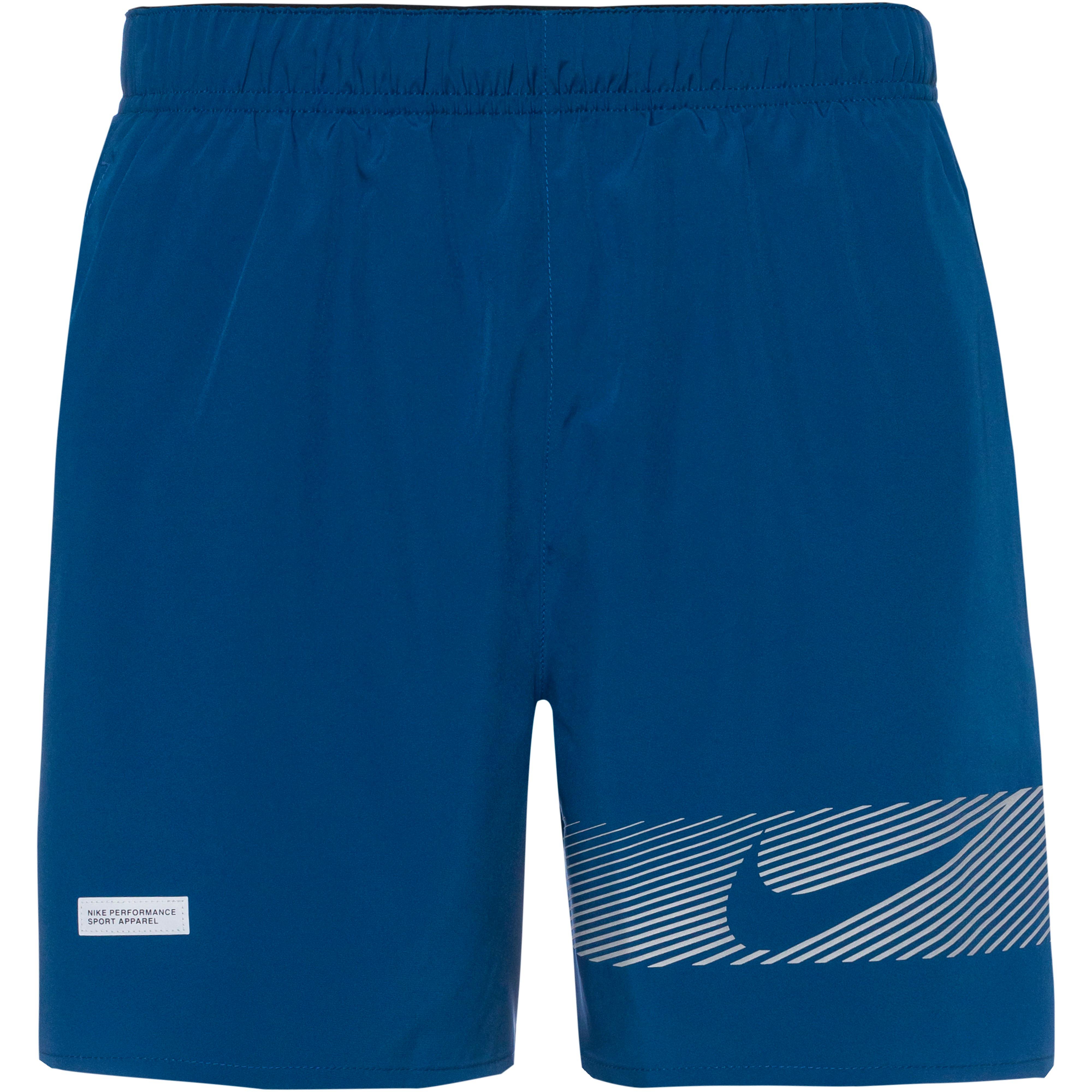 Nike CHALLENGER Laufshorts Herren court blue black black reflective silv im Online Shop von SportScheck kaufen