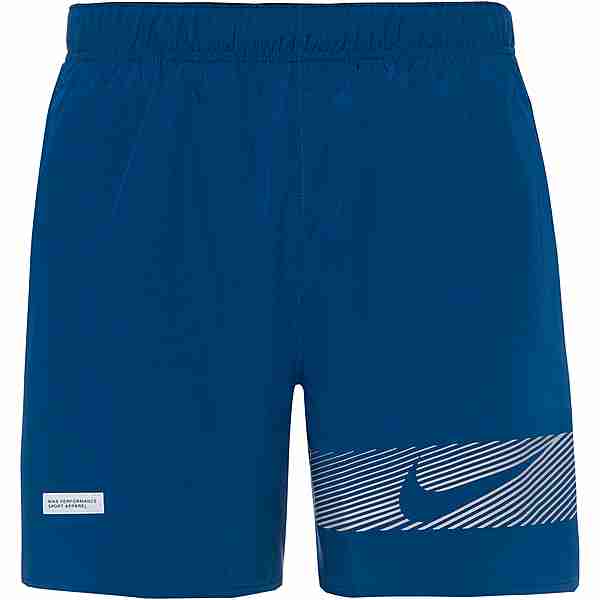 Nike CHALLENGER Laufshorts Herren court blue-black-black-reflective silv