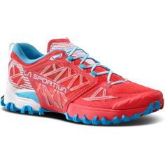 La Sportiva Trailrunning Schuhe Damen hibiscus-malibu blue