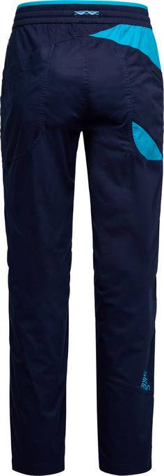 Rückansicht von La Sportiva Bolt Kletterhose Herren deep sea-tropic blue