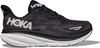 HOKA Clifton 9 Laufschuhe Damen - black-white