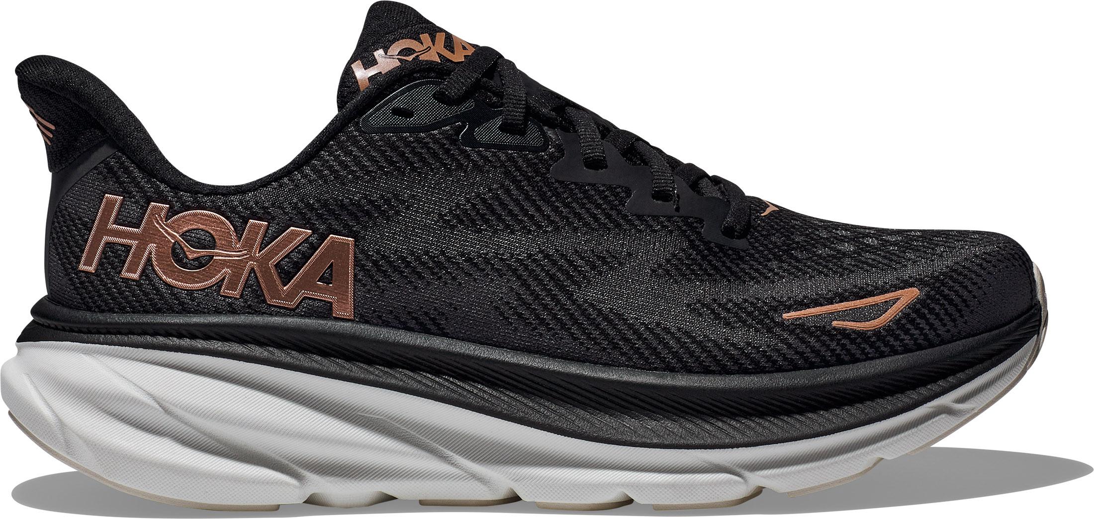 HOKA Clifton 9 Laufschuhe Damen black rose gold im Online Shop von SportScheck kaufen