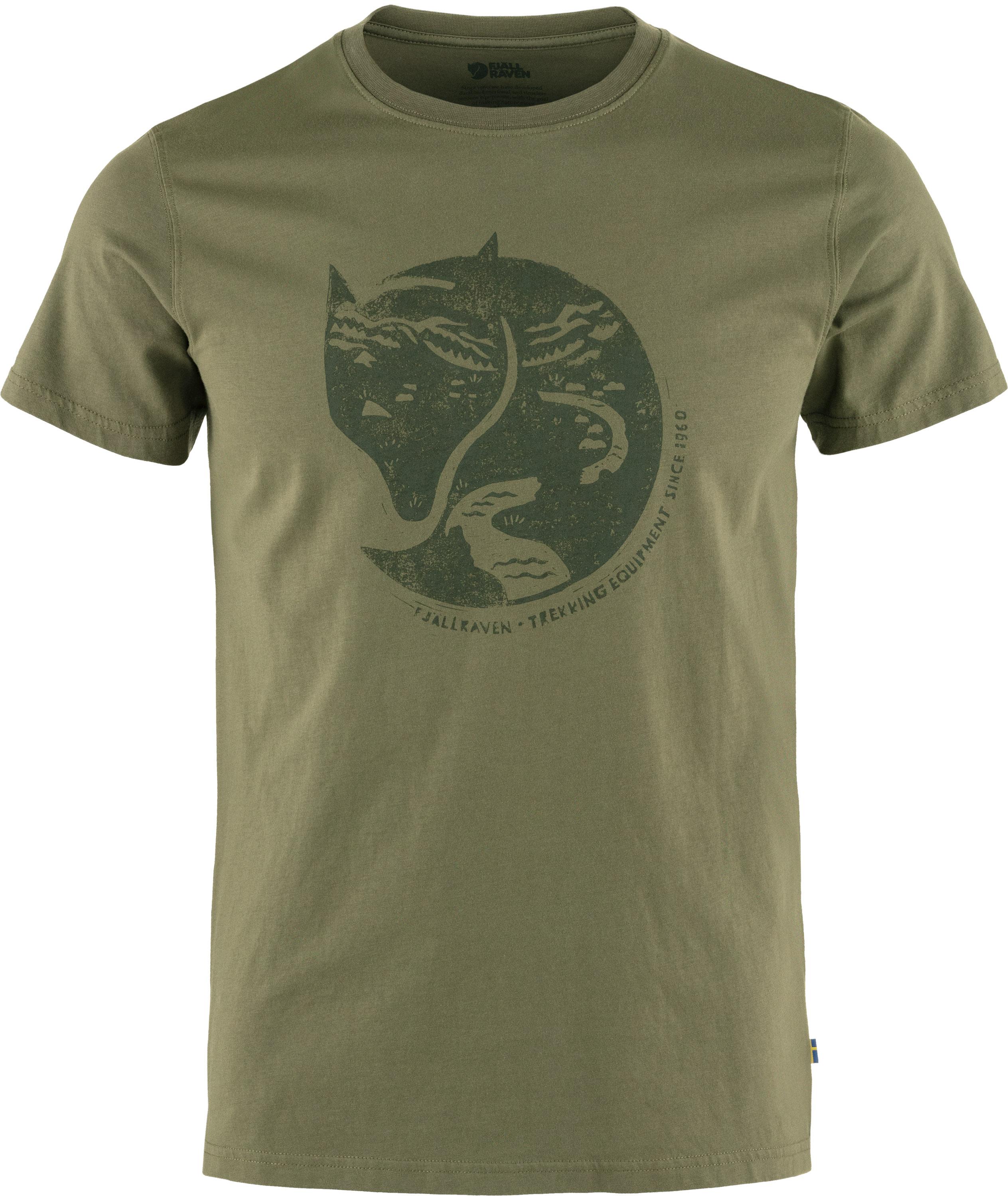 Fjällräven T-Shirt Arctic Fox Baumwolle Grün
