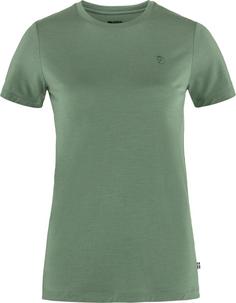 FJÄLLRÄVEN Merino Abisko Funktionsshirt Damen patina green