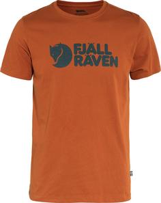 FJ&Auml;LLR&Auml;VEN Logo T-Shirt Herren terracotta brown