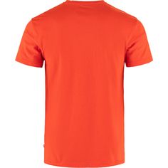 Rückansicht von FJÄLLRÄVEN 1960 Logo T-Shirt Herren flame orange